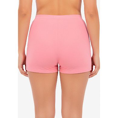 Comfort Choice Plus Size Soft Cotton Brief/Boy Short 4-Pack