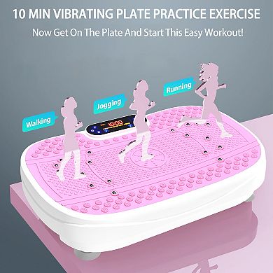 Merax Vibration Plate Fitness Platform Exercise Machine