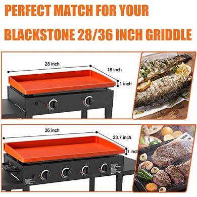 Great Ambitions Heavy-Duty Silicone Griddle Cover for Blackstone 36" All-Season Grill Protection