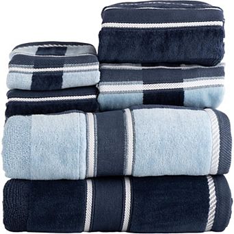 6 pc Bathroom Towels Set - 525 GSM 100% Cotton - 2 Bath Sheets, 2 Hand Cloths , and 2 Wash Cloths
