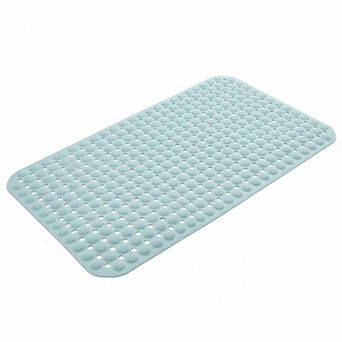 Non Slip Bathtub Shower Mat 198 Suction Cups 360 Drain Holes TPE Machine Washable