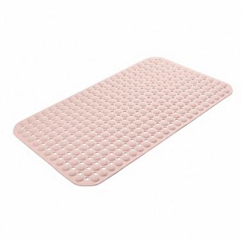 Non Slip Bathtub Shower Mat 198 Suction Cups 360 Drain Holes TPE Machine Washable