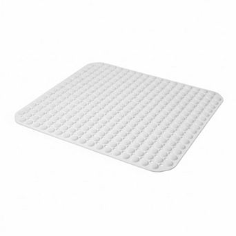 Non Slip Bathtub Shower Mat 198 Suction Cups 360 Drain Holes TPE Machine Washable