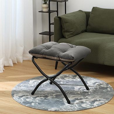 15-inch foldable footrest, portable and extra thick