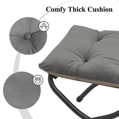 15-inch foldable footrest, portable and extra thick