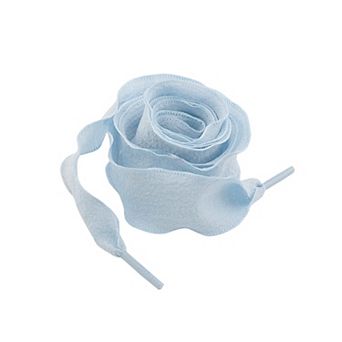 Women's 2 Pairs Rolled Ruffled Shoe Laces Pleated Shoestring 43.3"