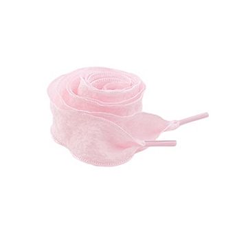 Women's 2 Pairs Rolled Ruffled Shoe Laces Pleated Shoestring 43.3"