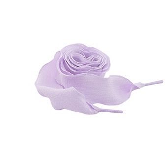 Women's 2 Pairs Rolled Ruffled Shoe Laces Pleated Shoestring 43.3"