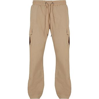 Urban Classics Mens Nylon Straight Leg Cargo Trousers