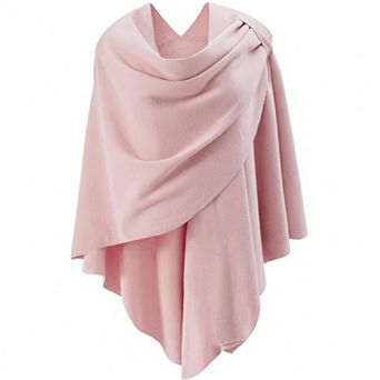 Womens Open Front Poncho Sweater Wrap Knitted Elegant Shawl Cape for Spring Fall Winter