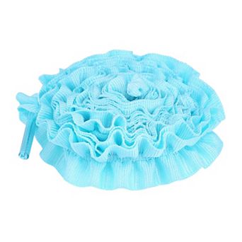 Women's Shoelaces Ruffled Ribbon Shoestrings for Sneakers 2 Pairs 47.2"