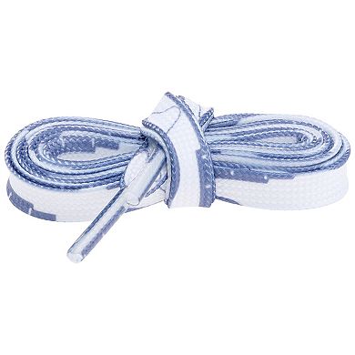 Women's Flat Irregular Color Blocks Shoelaces for Sneakers 2 Pairs 55.1"