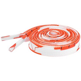 Women's Flat Irregular Color Blocks Shoelaces for Sneakers 2 Pairs 55.1"