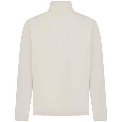 Front Row Mens Pique Quarter Zip Sweatshirt