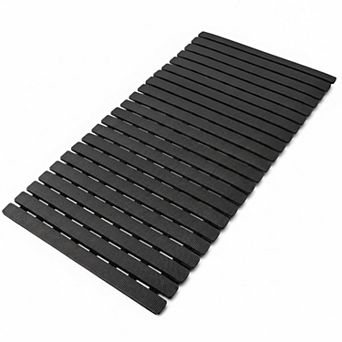 Shower Mat Non Slip Bathtub Suction Cups Drain Holes Easy Dry Easy Cut TPE PP Material