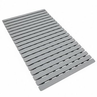 Shower Mat Non Slip Bathtub Suction Cups Drain Holes Easy Dry Easy Cut TPE PP Material