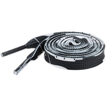 Women's Flat Irregular Color Blocks Shoelaces for Sneakers 2 Pairs