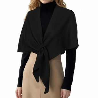 Women's Pashmina Triangle Shawl Wrap Knit Sweater Fall Winter Fashion Accessory