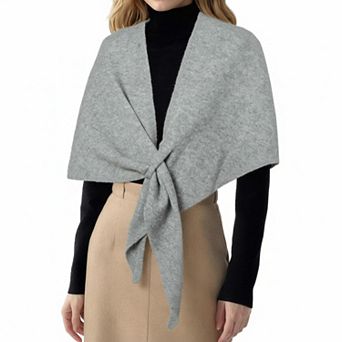 Women's Pashmina Triangle Shawl Wrap Knit Sweater Fall Winter Fashion Accessory
