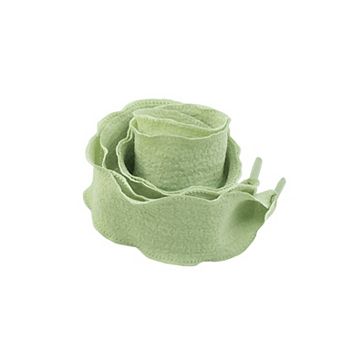 Women's 2 Pairs Rolled Ruffled Shoe Laces Pleated Shoestring 35.4"