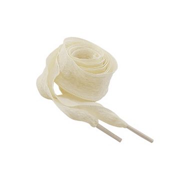 Women's 2 Pairs Rolled Ruffled Shoe Laces Pleated Shoestring 35.4"