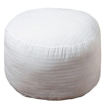 Round cushion footstool filling 20x20x12 inches