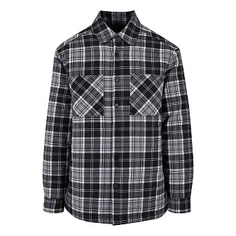 Urban Classics Mens Checked Padded Shirt Jacket