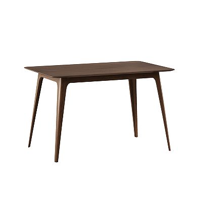 Pnronnc Modern 5-Piece Dining Table Set with One Solid Wood Frame Table and 4 Upholstered Chairs