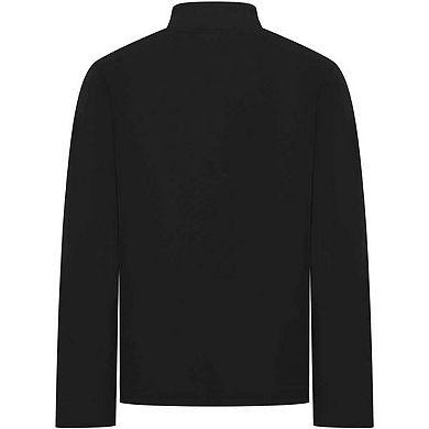 Front Row Mens Pique Quarter Zip Sweatshirt