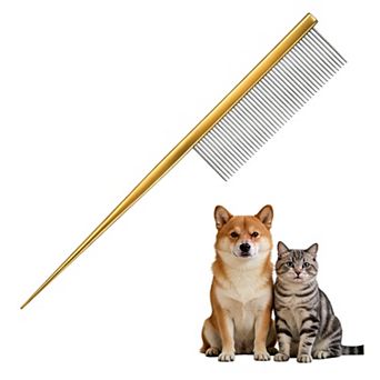 Grooming Pet Comb, Cat Hair Trimmer Combs Knots Mats Loose Hair Removal 1 pc