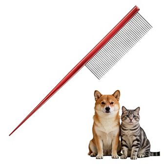 Grooming Pet Comb, Cat Hair Trimmer Combs Knots Mats Loose Hair Removal 1 pc