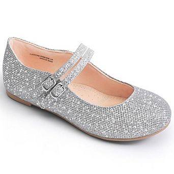 HOMEHOT Little Big Girls Flat Dress Shoes Princess Mary Jane