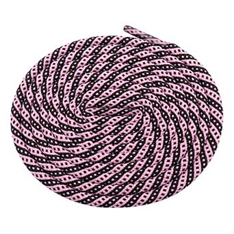 Two-Color Twill Dot Striped Round Shoelaces 2 Pairs for Martin Boots 63.0"