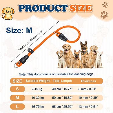 1Pc Choke Collar for Dogs, No Pull Training