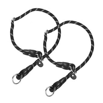 2 pc Slip Collar for Dogs, Choke Collar for Dogs, Adjustable Stopper
