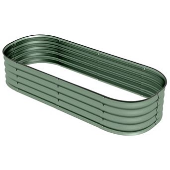 Outdoor Modular Garden Bed with Rubber-Sealed Top, Patio or Balcony Use