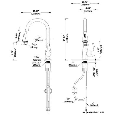 Stainless Steel Kitchen Faucet Single Handle for Everyday Use