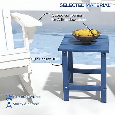 Adirondack Patio End Table for Porch or Deck