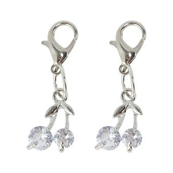 Gemstone Lock Shoelace Charms 1Pair