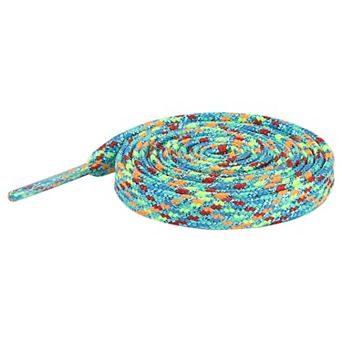 Shiny Colorful Metallic Laces Flat Thin Glitter Shoe Laces 2 Pairs 63.0"
