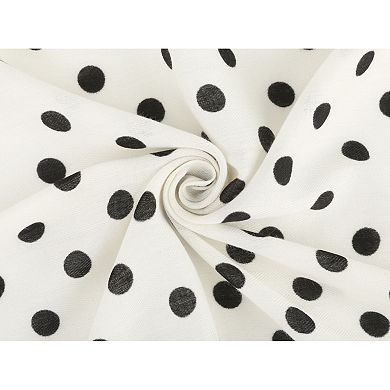 Women's Polka Dots Scarf 26.7'' Square Elegant Soft Sun Protection Neckerchief Head Wrap Scarves