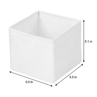 Storage Cube, Fabric Storage Bin for Shelves Closet, Collapsible Storage Basket with Zipper 3 Pcs