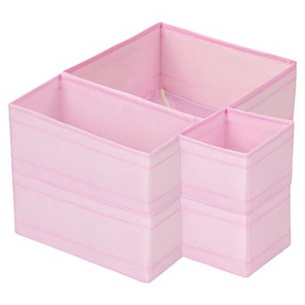 Storage Cube, Fabric Storage Bin for Shelves Closet, Collapsible Storage Basket with Zipper 3 pc