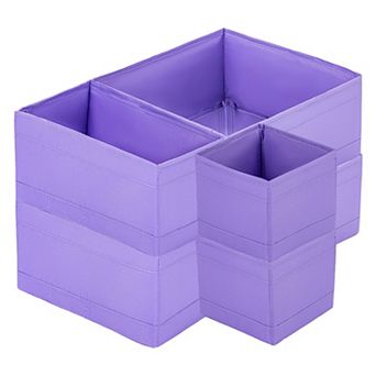 Storage Cube, Fabric Storage Bin for Shelves Closet, Collapsible Storage Basket with Zipper 3 pc