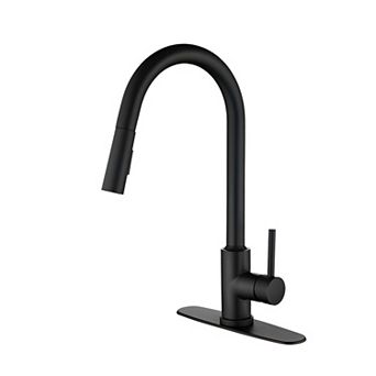Modern Kitchen Faucet with Pull-Down Sprayer, Swivel Spout, and Multi Spray Modes