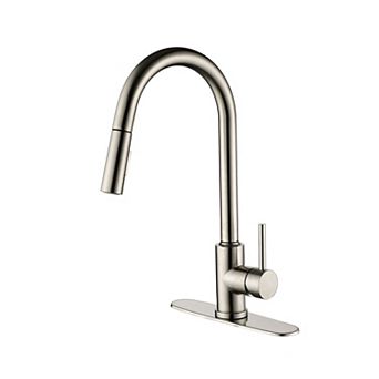 Modern Kitchen Faucet with Pull-Down Sprayer, Swivel Spout, and Multi Spray Modes
