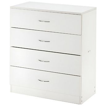 3-Drawer Modern Storage Table for Bedroom, Living Room, or Family Room - Black