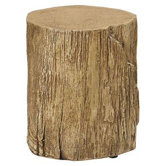Concrete Round Table with Adjustable Feet for Patio, Balcony, or Living Room