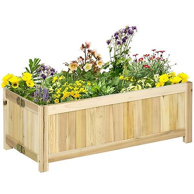 Portable Folding Garden Bed for Vegetables, Herbs, and Flowers
