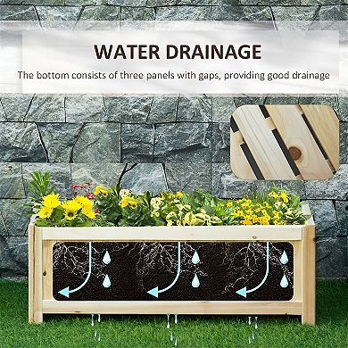 Portable Folding Garden Bed for Vegetables, Herbs, and Flowers